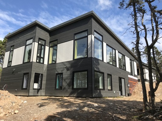 completed siding passive house certified builder sawlor built homes halifax nova scotia